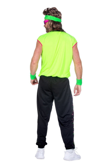Neon 80S Kostuum Heren 2 delig van Wilbers & Wilbers koop je bij Partywinkel