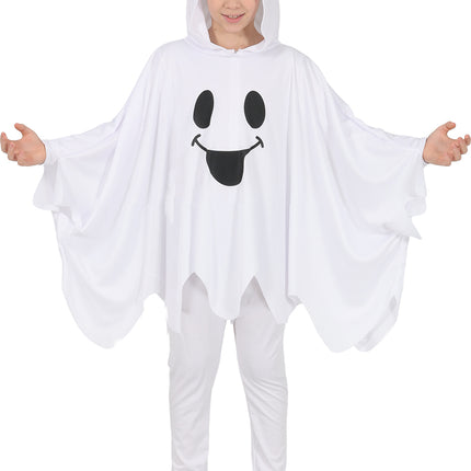 Halloween Poncho for Kids: Ghost