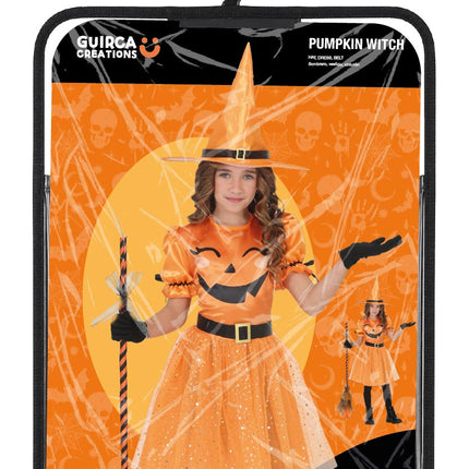 Orange Children's Witch Halloween Dress