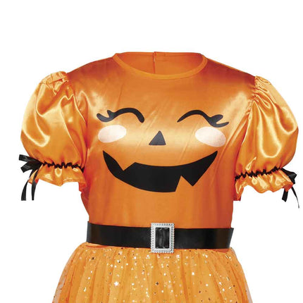 Orange Children's Witch Halloween Dress