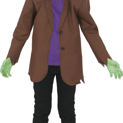 Green Monster Halloween Costume for Kids