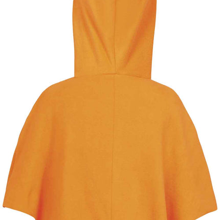 Halloween Poncho for Kids: Pumpkin