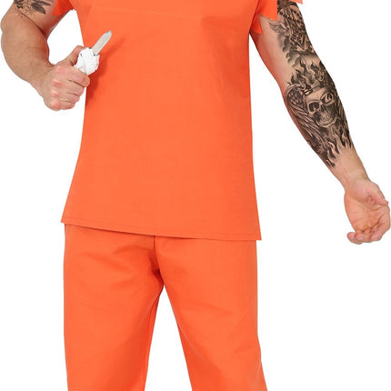 Men's Prisoner Halloween Costume