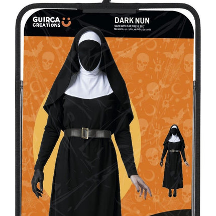 Halloween Dress, Black, Women's, Dark Nun