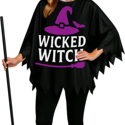 Halloween Poncho for Women: "Good Crazy"