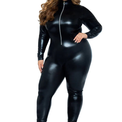 Black Catsuit Ladies Leg Avenue