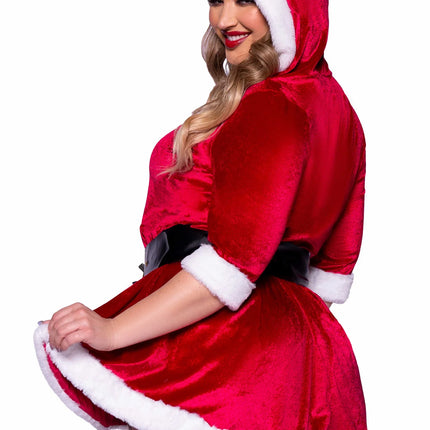 Christmas Woman Dress Red Ladies Leg Avenue