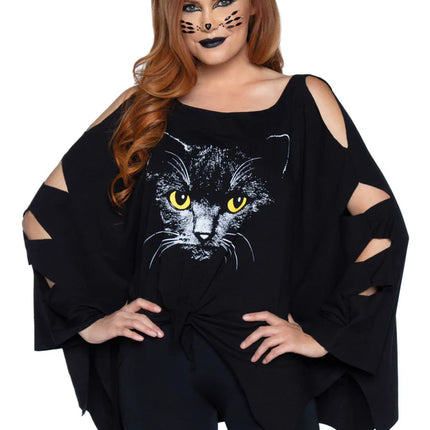 Cat Poncho Ladies Leg Avenue