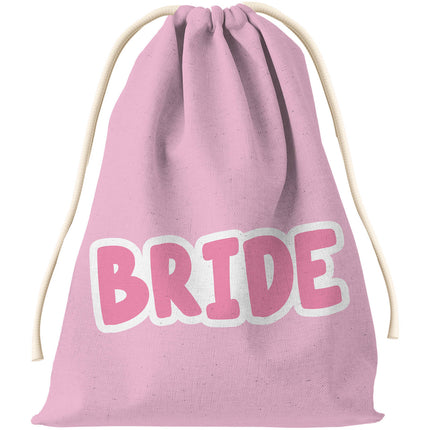 Gift Bag - Bride - She Said Yaasss - Polyester - Pink