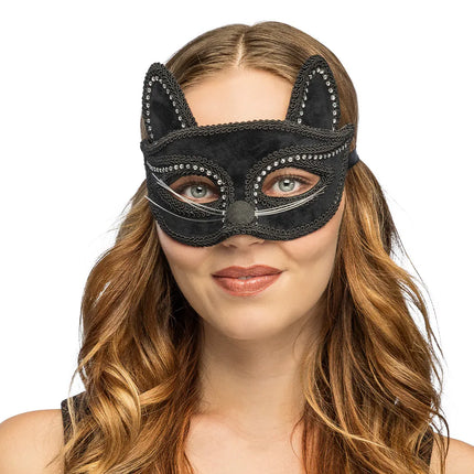 Charming Cat Half-Mask
