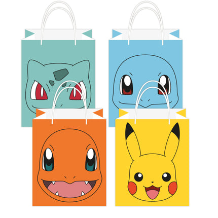 Pokemon Gift Bag Colored 21cm 8pcs