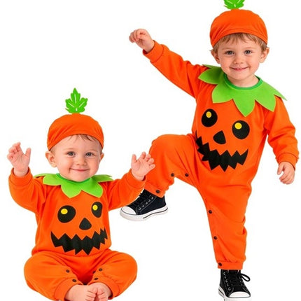 Halloween Baby Pumpkin Jumpsuit, 2-Piece Set