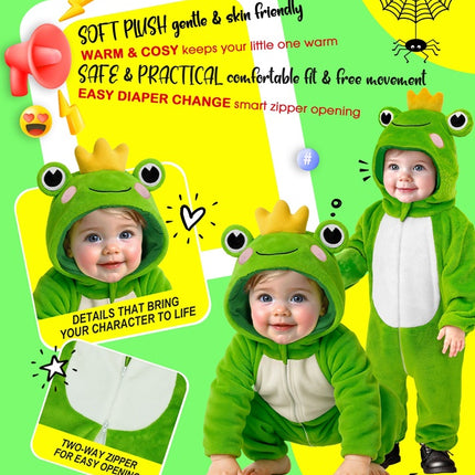Green Frog Onesie for Kids