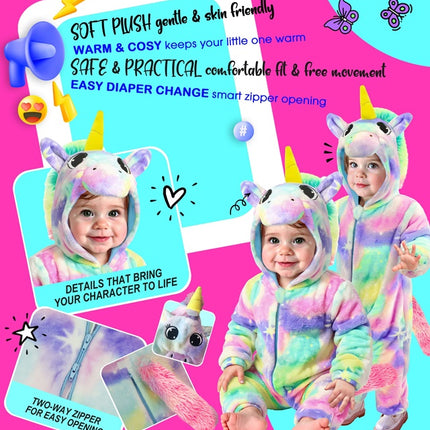 UNICORN PLUSH VELVET RAINBOW