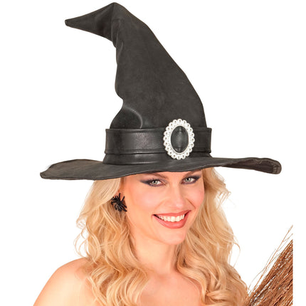 Black Witch's Hat With Buckle