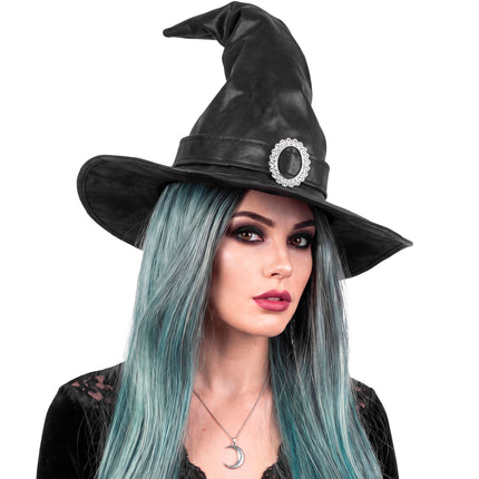 Black Witch's Hat With Buckle