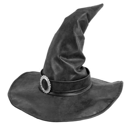 Black Witch's Hat With Buckle