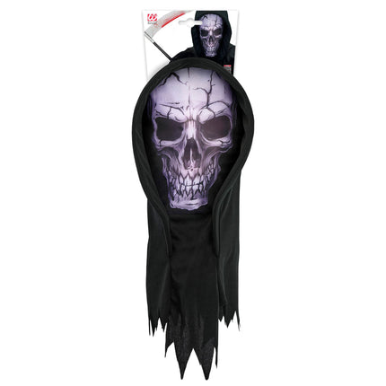 Black Skull Mask with Hood