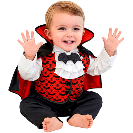 Red and Black Baby Vampire Costume