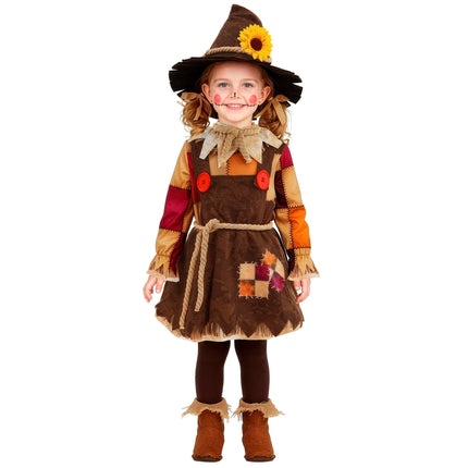 Bird Scare Costume, Brown, for Children