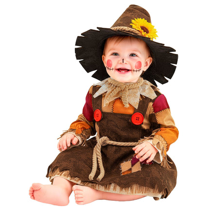Bird Scare Costume, Brown, for Children