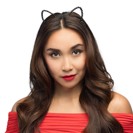 Black Diamond Cat Headband