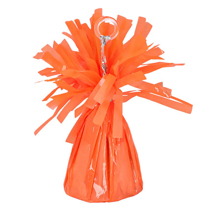 Neon orange balloon weight (150–155 g)