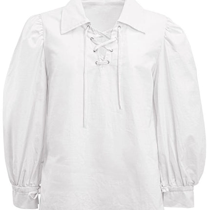 WHITE HISTORICAL-STYLE SHIRT