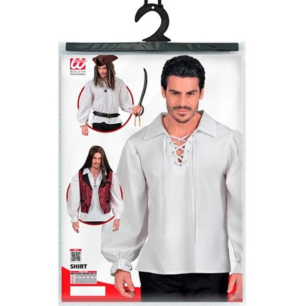 WHITE HISTORICAL-STYLE SHIRT
