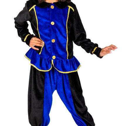 Children's St. Nicholas Costume, Blue/Black