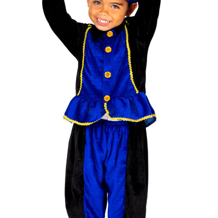 Children's St. Nicholas Costume, Blue/Black