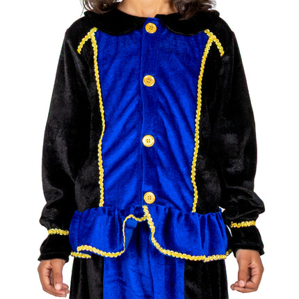 Children's St. Nicholas Costume, Blue/Black