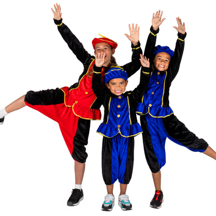 Children's St. Nicholas Costume, Blue/Black