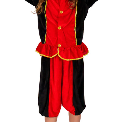 Children's St. Nicholas Costume, Red/Black