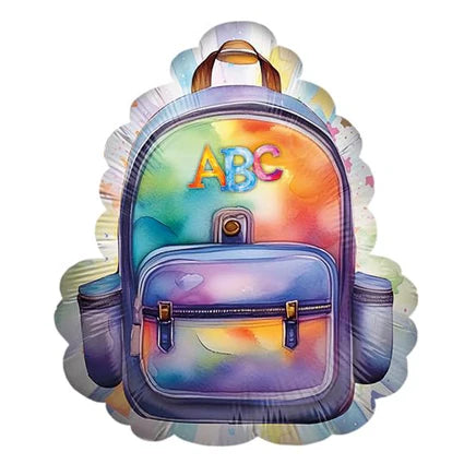 Back-to-School Helium Balloon Backpack (Empty), 50 cm