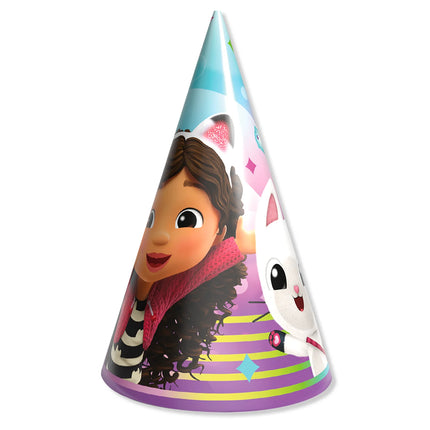 Gabby's Dollhouse Party Hats, 10-pack