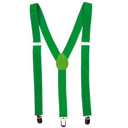 Dark Green Suspenders