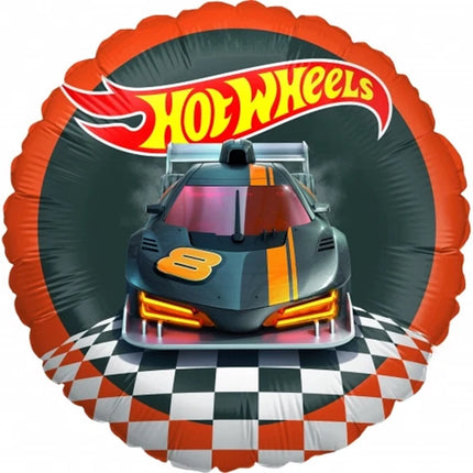 Hot Wheels Helium Balloon, Red, Empty, 45 cm