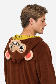 Monkey Onesie, Unisex, Brown