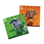 Paw Patrol Napkins, Green and Orange, 33 cm, 20-pack