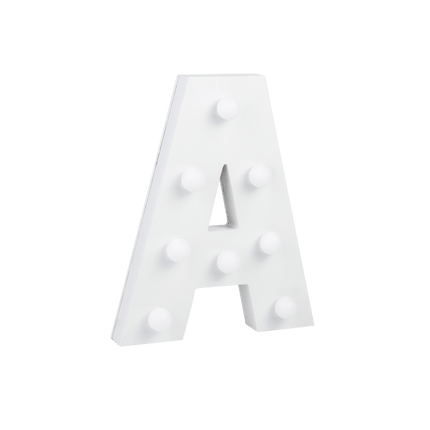 A Licht Letter 16,5cm van Paper Dreams koop je bij Partywinkel