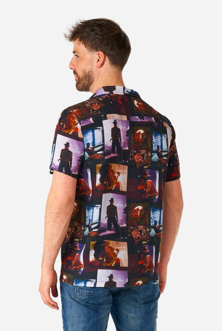 A Nightmare On Elmstreet Overhemd Korte Mouwen Heren OppoSuits van OppoSuits koop je bij Partywinkel