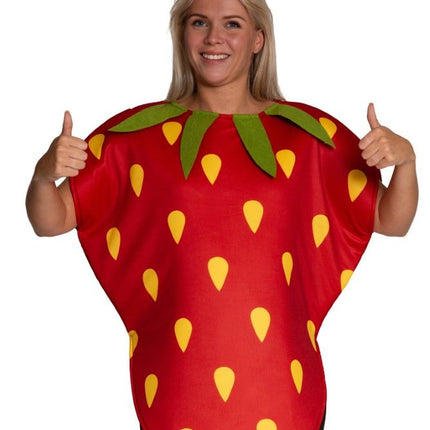 Aardbei Kostuum Rood van Partychimp koop je bij Partywinkel
