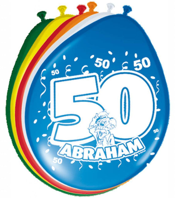 Abraham Ballonnen 30cm 8st van Folat koop je bij Partywinkel
