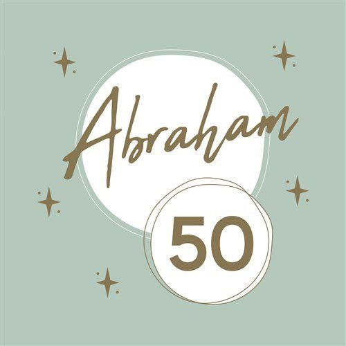 Abraham Servetten Groen Goud 33cm 10st van Haza Witbaard koop je bij Partywinkel