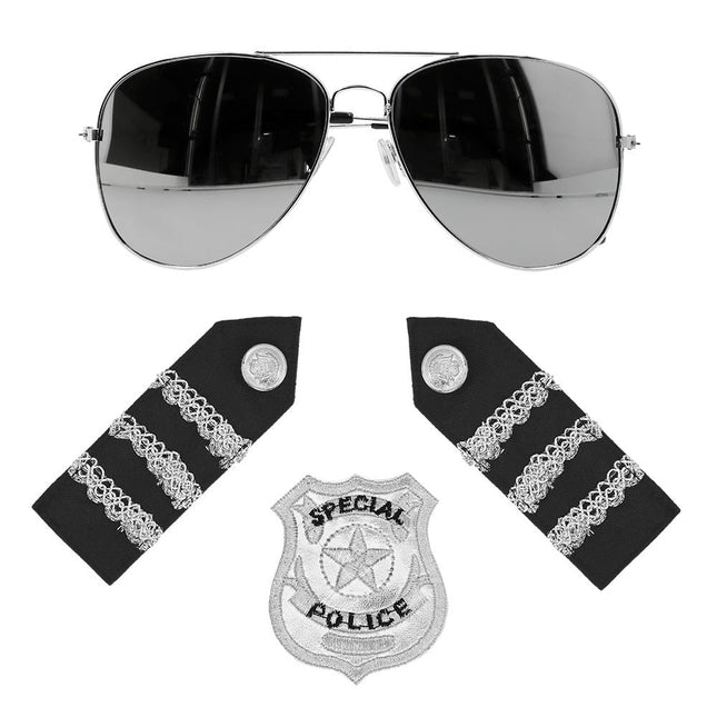 Accessoireset Politie 3 - delig van Boland koop je bij Partywinkel