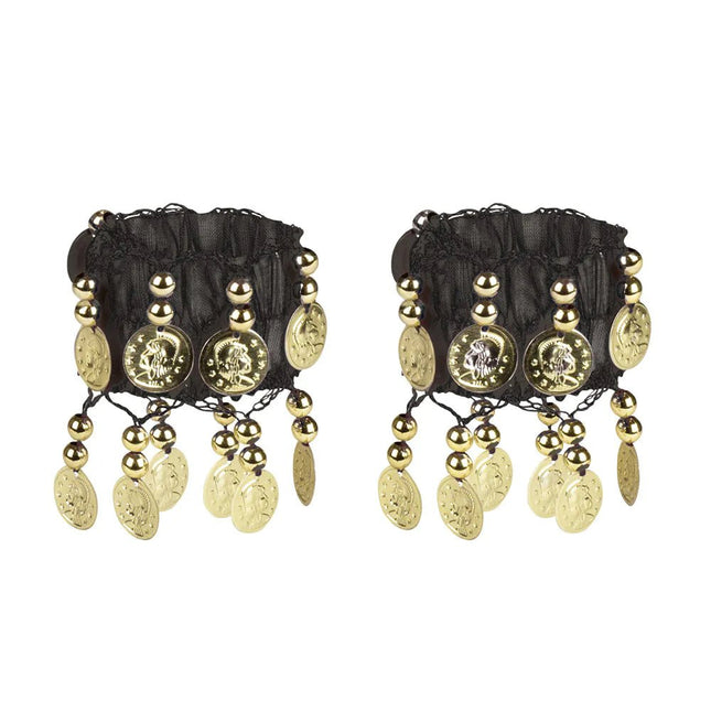 Accessoireset Zwart Buikdanseres 4 delig van Boland koop je bij Partywinkel