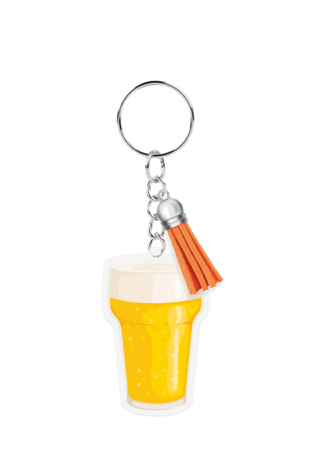 Acryl Sleutelhanger Biertje van Paper Dreams koop je bij Partywinkel