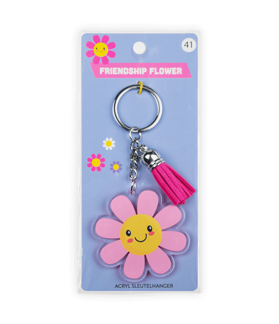 Acryl Sleutelhanger Bloem van Paper Dreams koop je bij Partywinkel