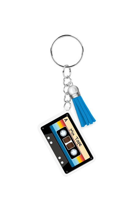 Acryl Sleutelhanger Cassettebandje van Paper Dreams koop je bij Partywinkel